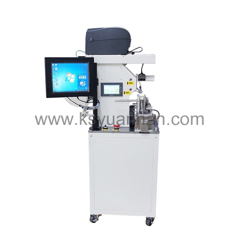 ZCUT-430G自動(dòng)線材對(duì)折貼標(biāo)機(jī)