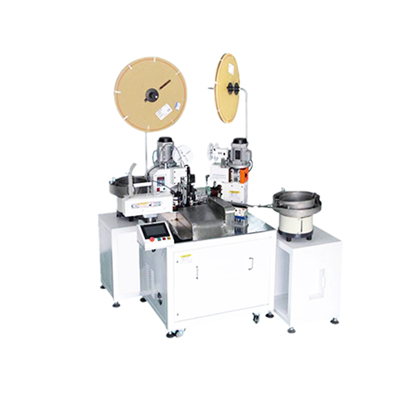 全自動雙頭穿護(hù)套端子機(jī)YH-HD01