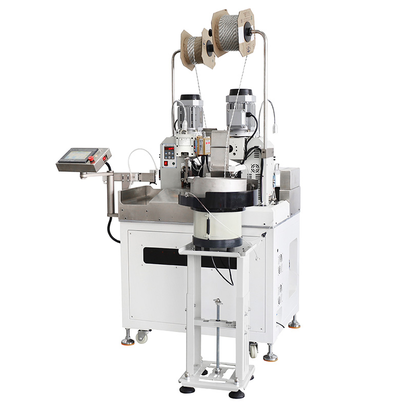 YH -H02全自動穿護(hù)套打端子機(jī)