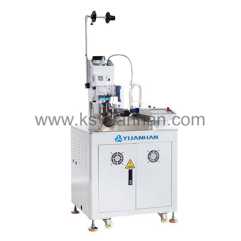 全自動(dòng)單頭熱剝打端子機(jī)YH-DRB01