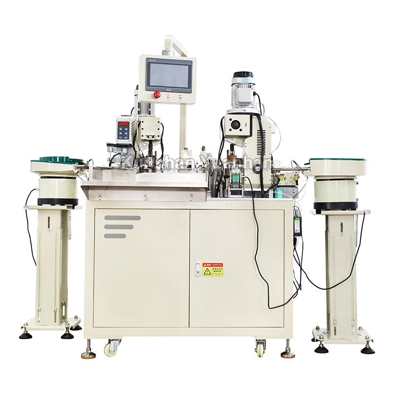 YH-ZDPST01全自動(dòng)雙頭打端子機(jī)帶振動(dòng)盤(pán)