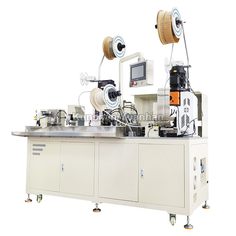 YH-CHTST01全自動(dòng)雙頭穿護(hù)套打端子機(jī)