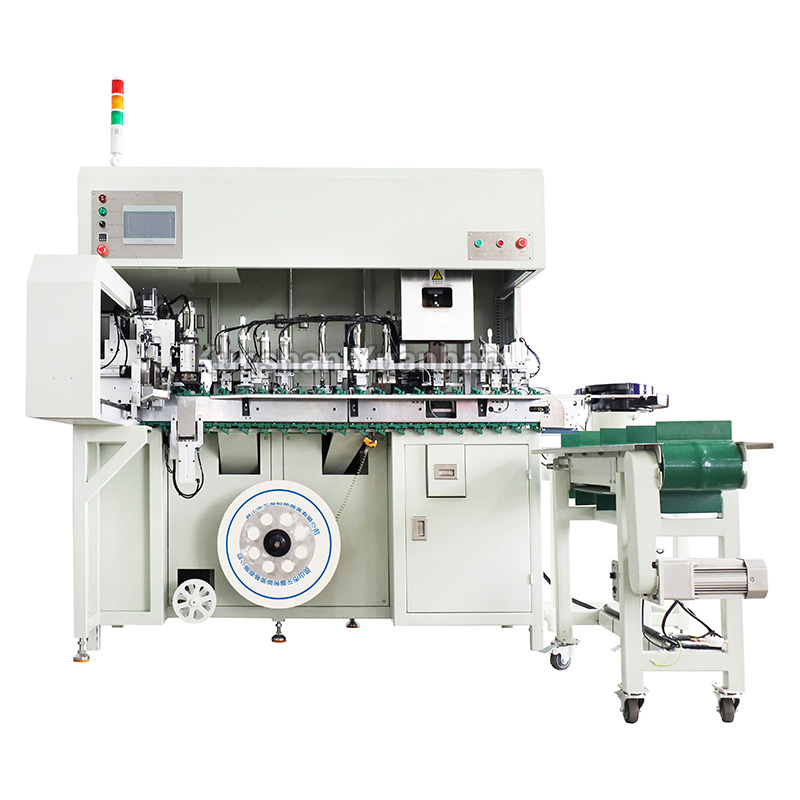 YH-780鉚壓銅管穿膠殼自動(dòng)機(jī)