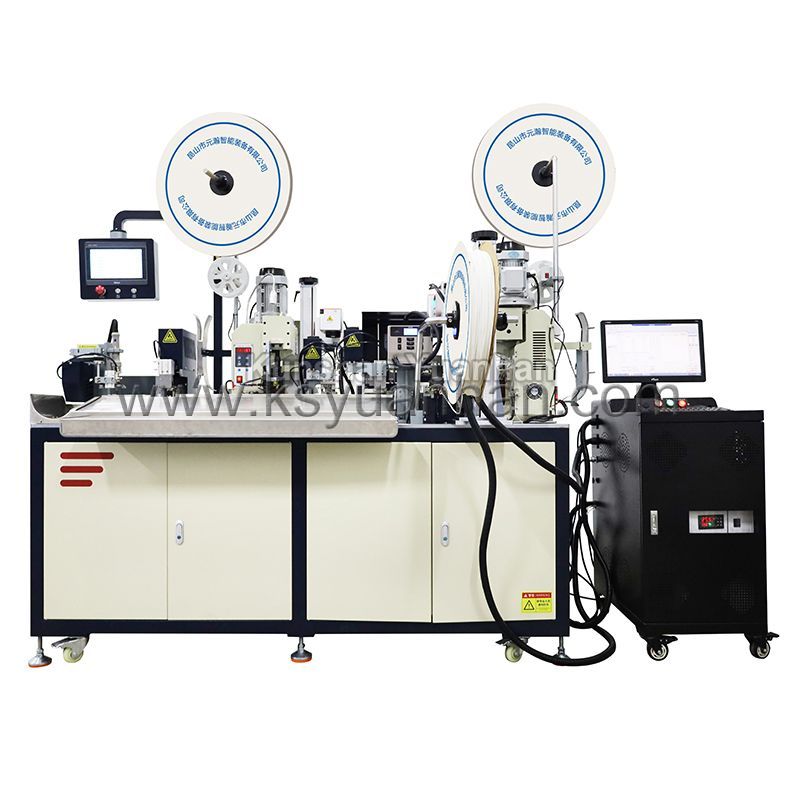 全自動裁線剝皮穿號碼管打印機YH-SYSC18