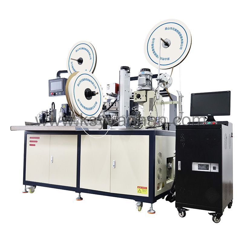 全自動(dòng)裁線剝皮穿號(hào)碼管打印機(jī)YH-SYSC18